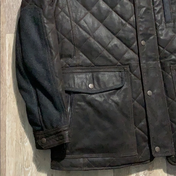 🔥Kapraun Men’s Leather Jacket Sz L - Picture 2 of 8